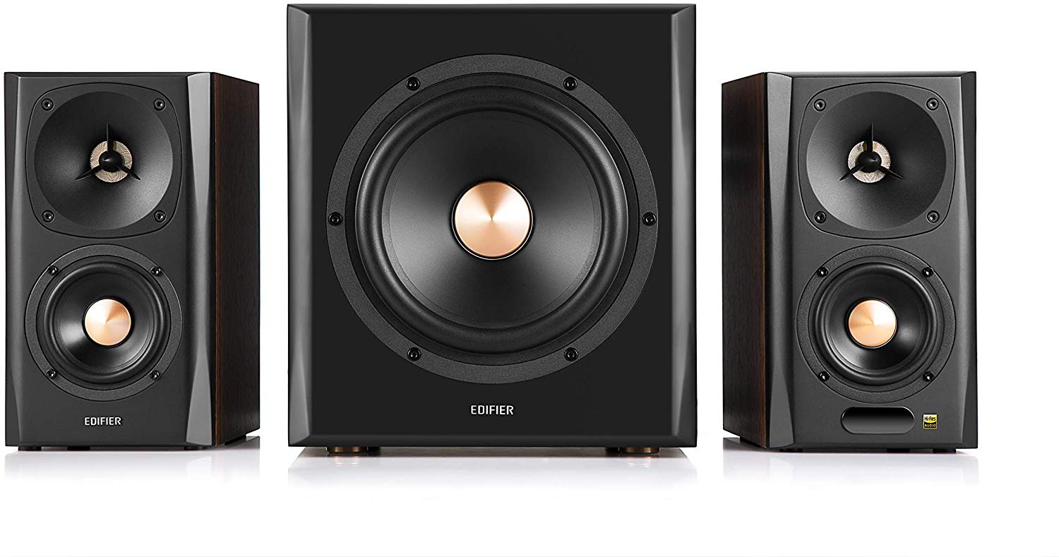 Boxe EDIFIER S360DB 2.1 Bluetooth 155W RMS - Finisare Brown - imagine 3