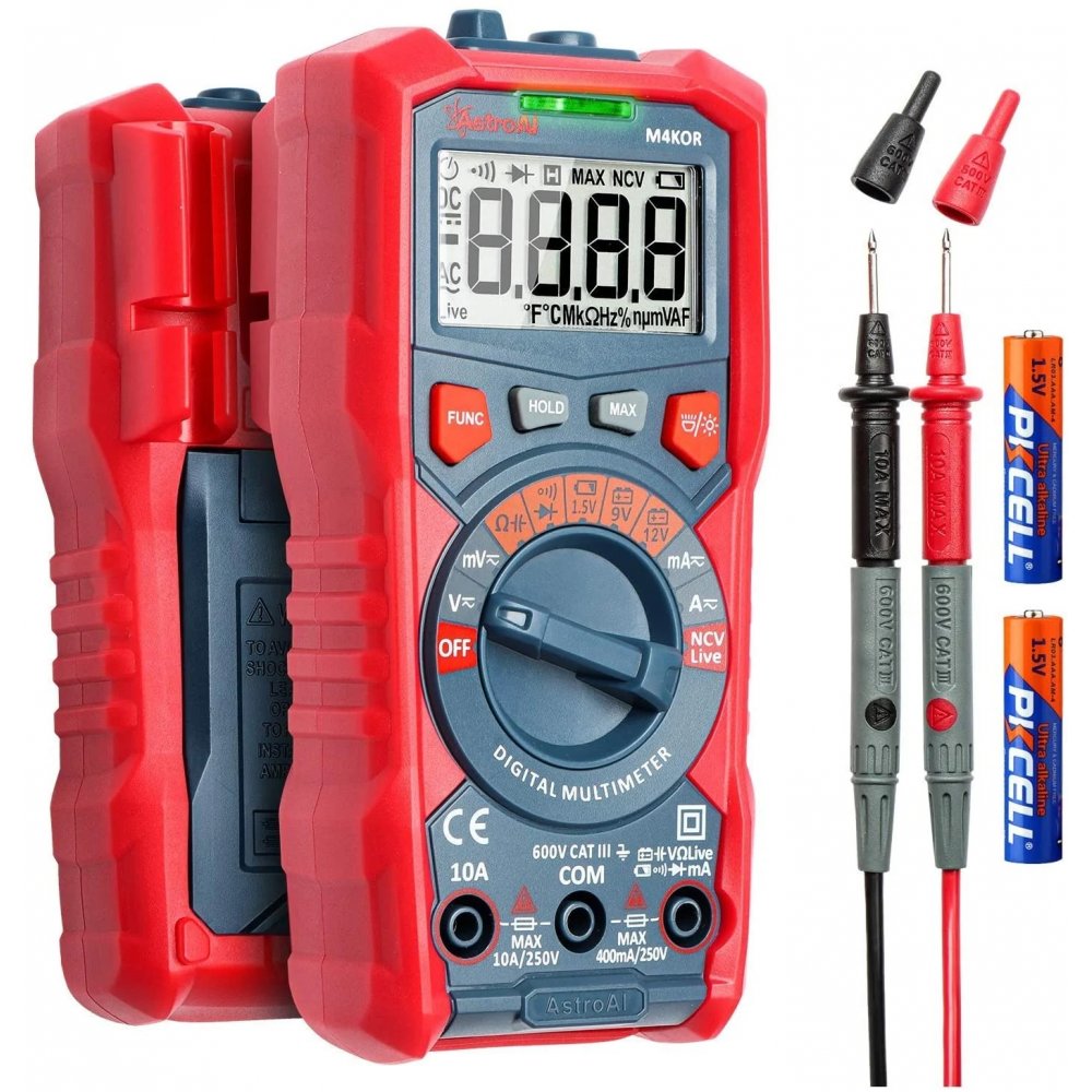 Multimetru Digital TRMS AstroAI M4KOR, Măsurare Fără Contact - imagine 1