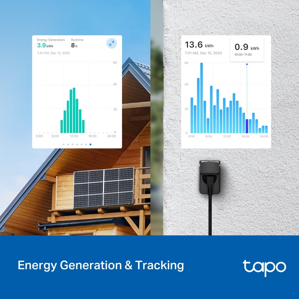 Priză inteligentă TP-Link Tapo P410M Matter IP54 exterior - imagine 15