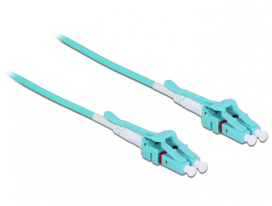 Cablu Fibra Optica LC-LC OM3 Uniboot 3m Delock