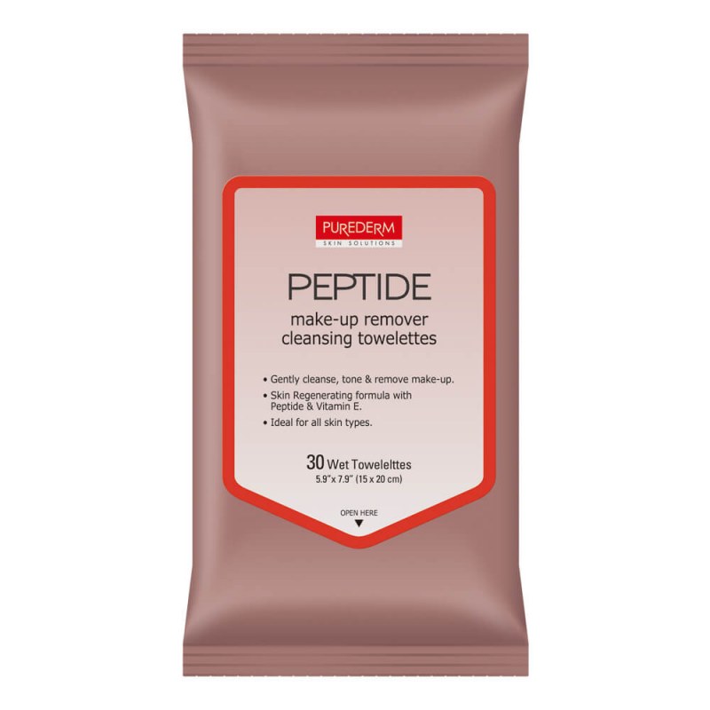 Servetele Demachiante Purederm Peptide 30buc