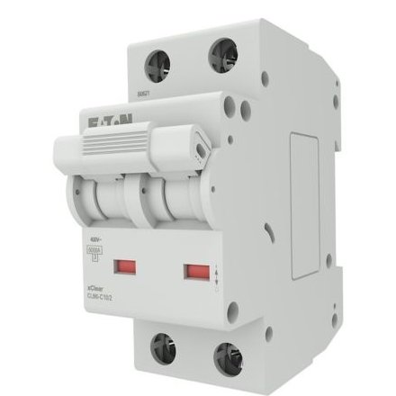 Disjunctor bipolar Eaton xClear CLM 2P 10A curba C