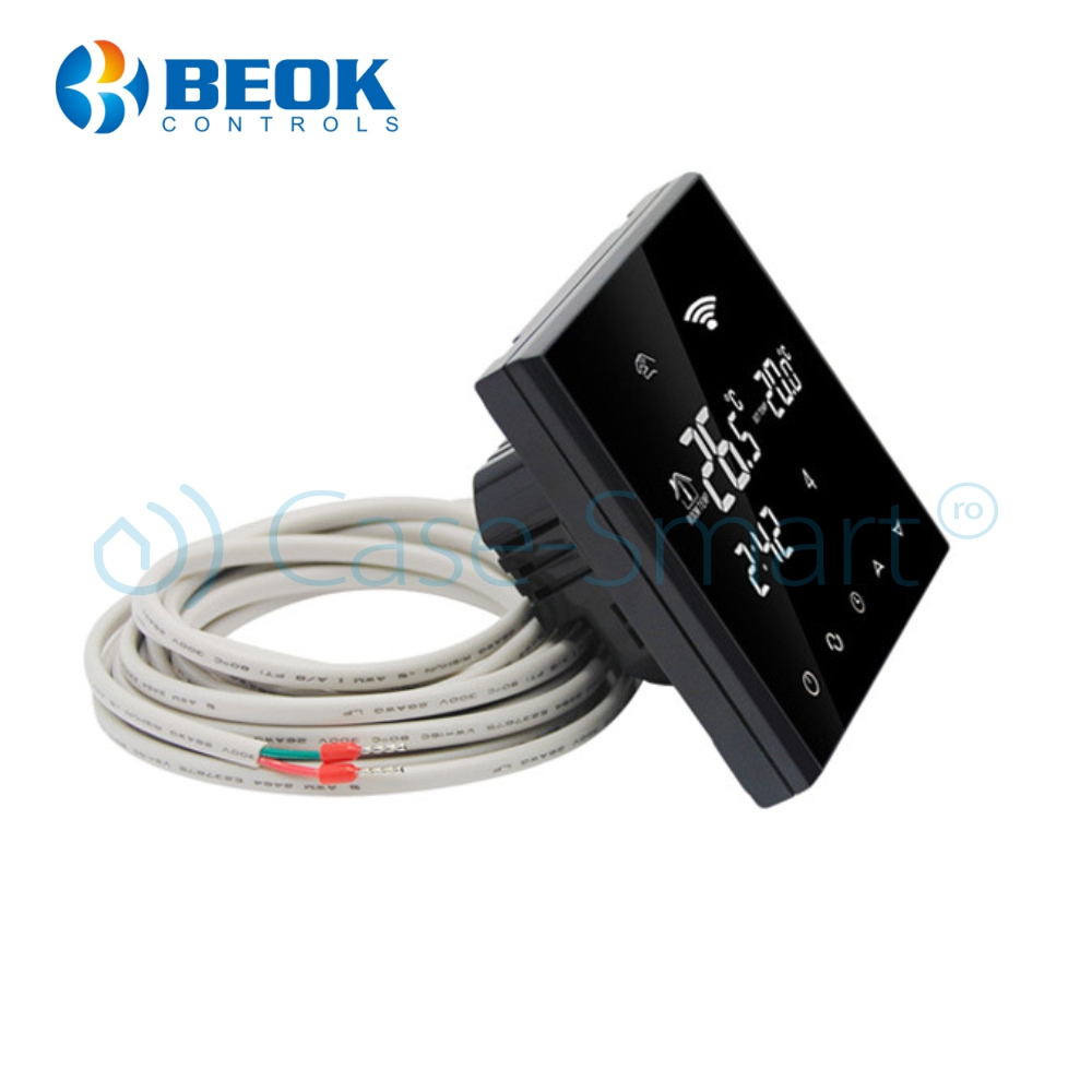 Termostat Wi-Fi pardoseala BeOK TGT70WIFI-EP - imagine 4