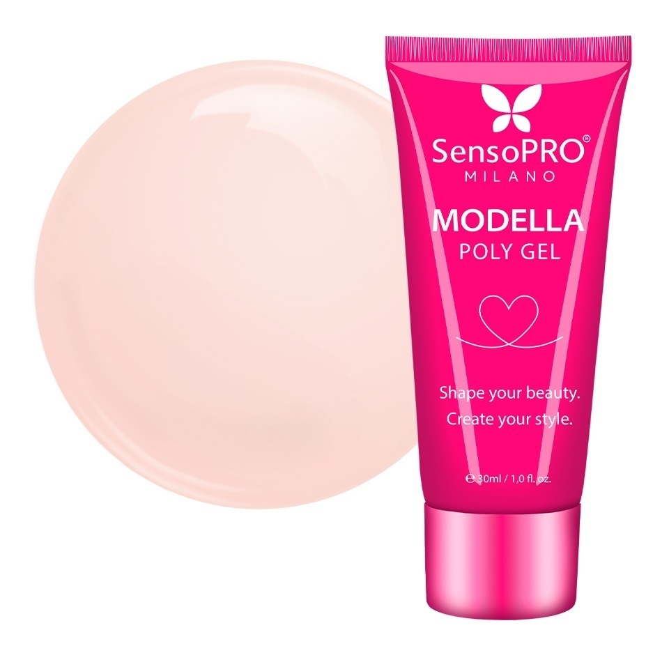 Polygel MODELLA SensoPRO Milano - Apricot Haze, 30ml