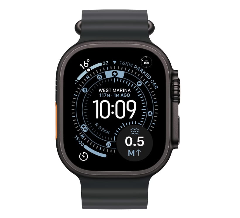 Apple Watch Ultra 3 GPS + Cellular 49mm - Titan Negru - imagine 2
