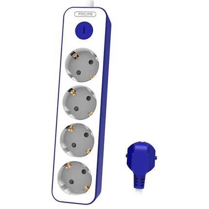 Prelungitor Philips 4 Prize cu Întrerupător, 1.5m