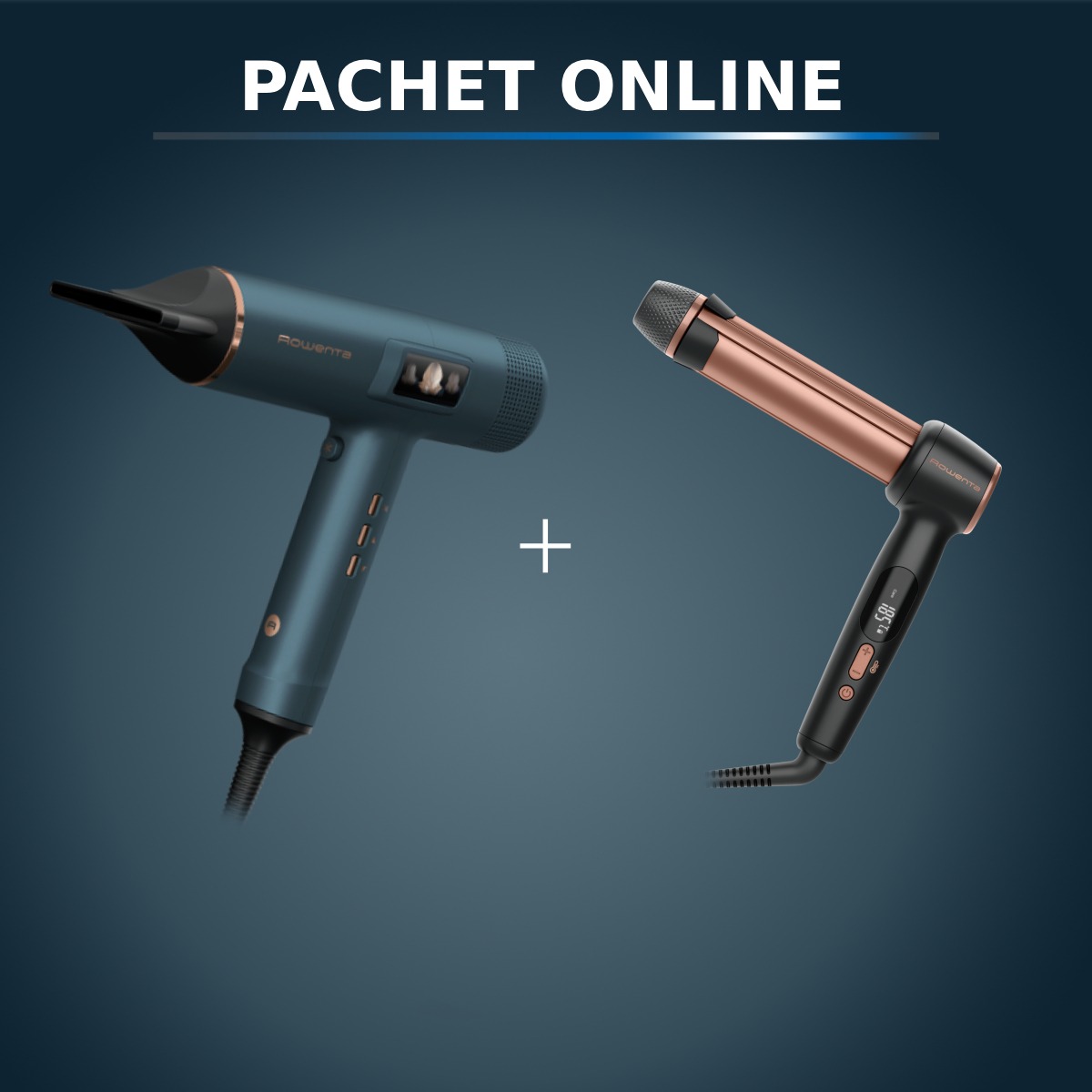 Pachet Rowenta Uscător & Ondulator Maestria