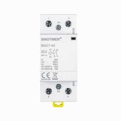 Contactor Sinotimer 40A, 2 poli, 230V - SMC7-40-2NO