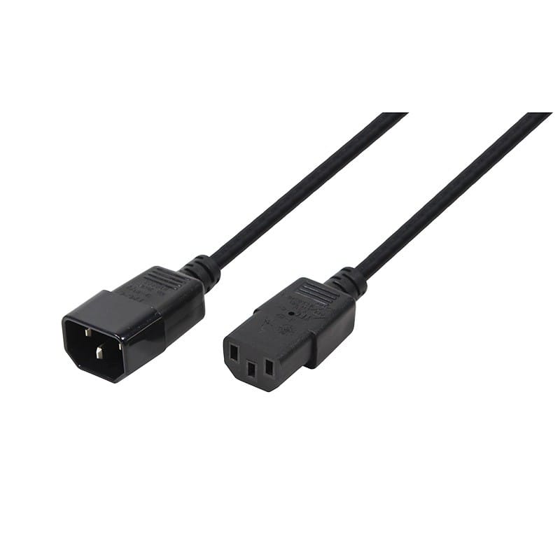 Cablu LogiLink CP110 3m, C13-C14, 10A, Negru - imagine 2