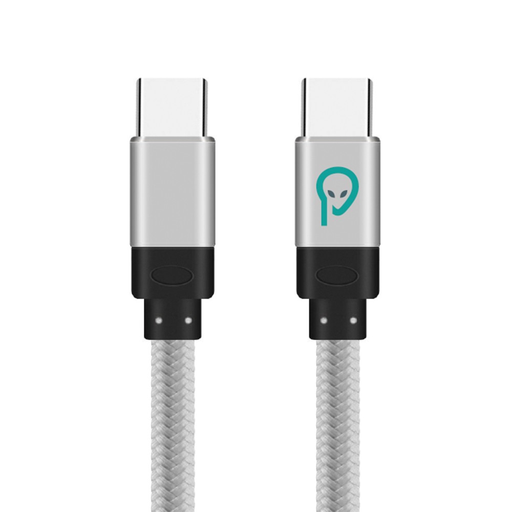 Cablu USB Type-C 1m Argintiu Spacer - Alimentare și Date