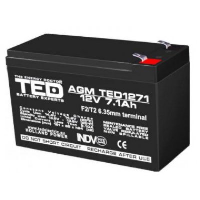 Acumulator AGM 12V 7.1Ah Ted Electric