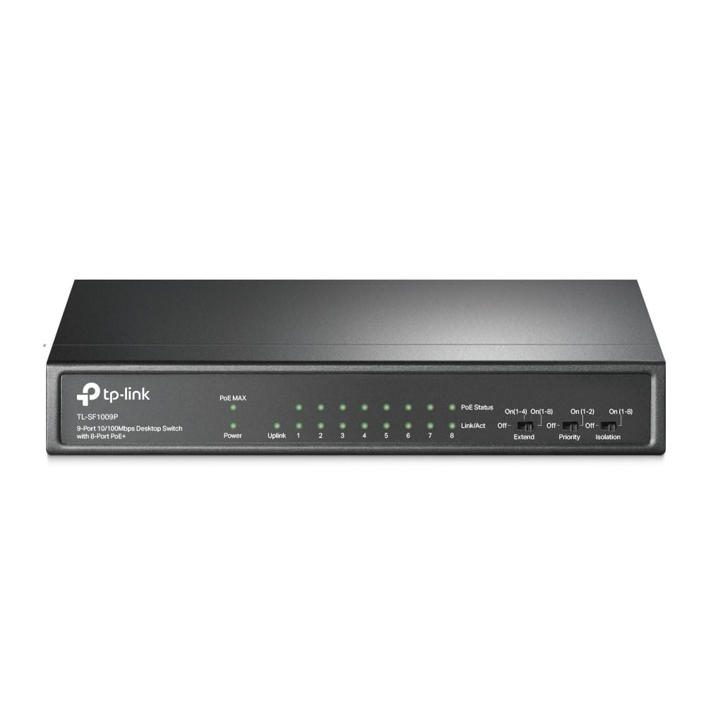 Switch TP-LINK TL-SF1009P 9 Porturi PoE 65W - Rețea Profesională - imagine 9