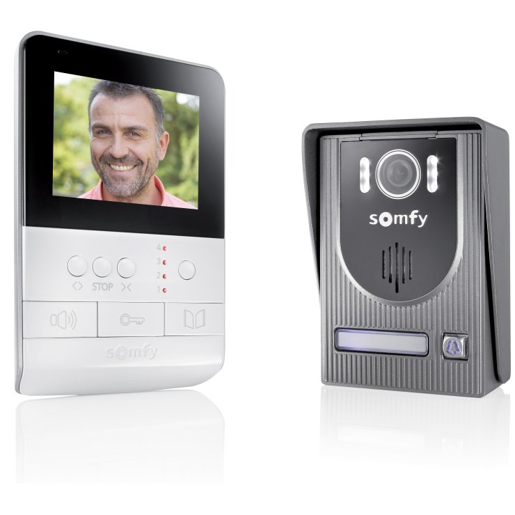 Videointerfon Somfy V100 | Design Compact 2 Fire