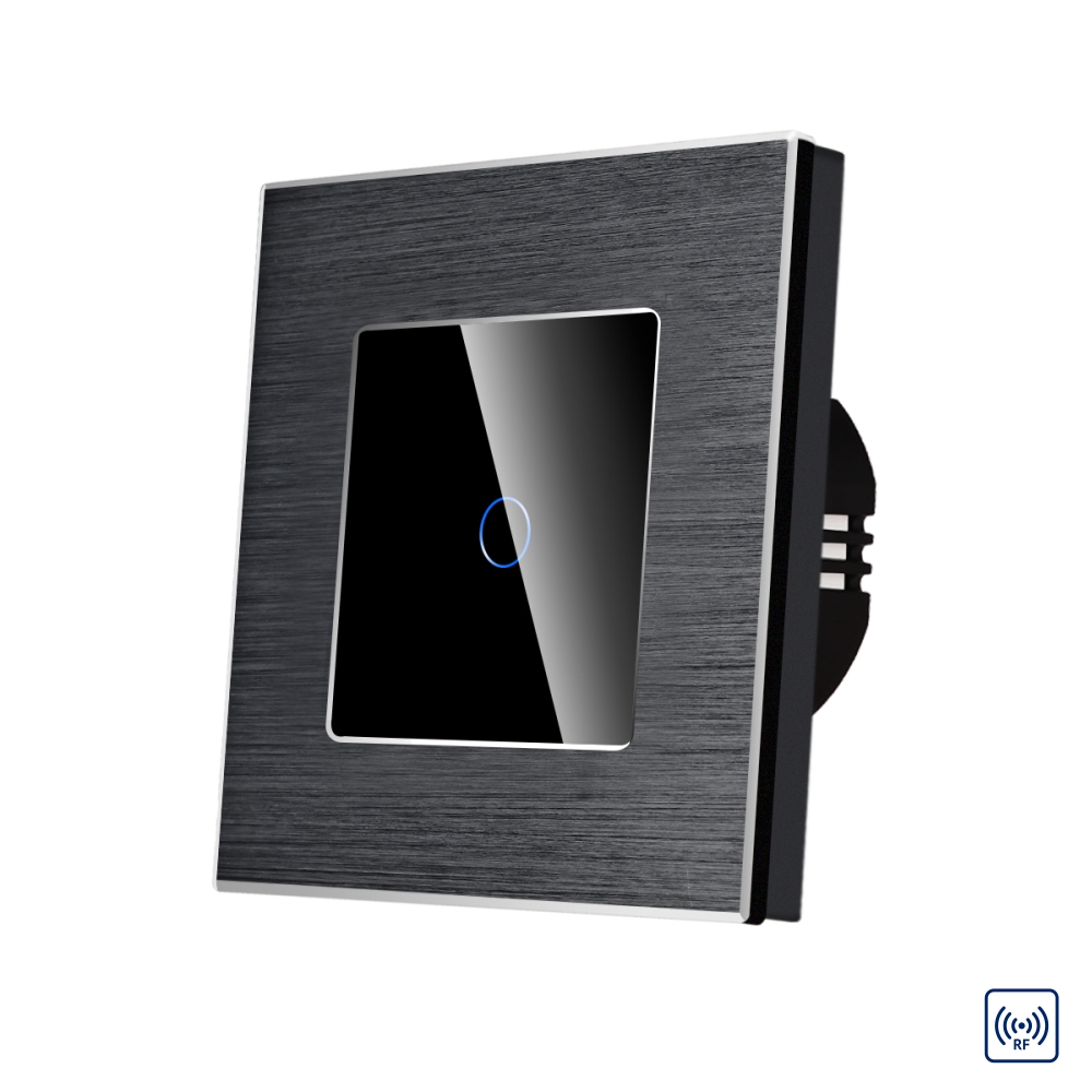 Intrerupator Touch Sticla Aluminiu LUXION RF433 - imagine 5