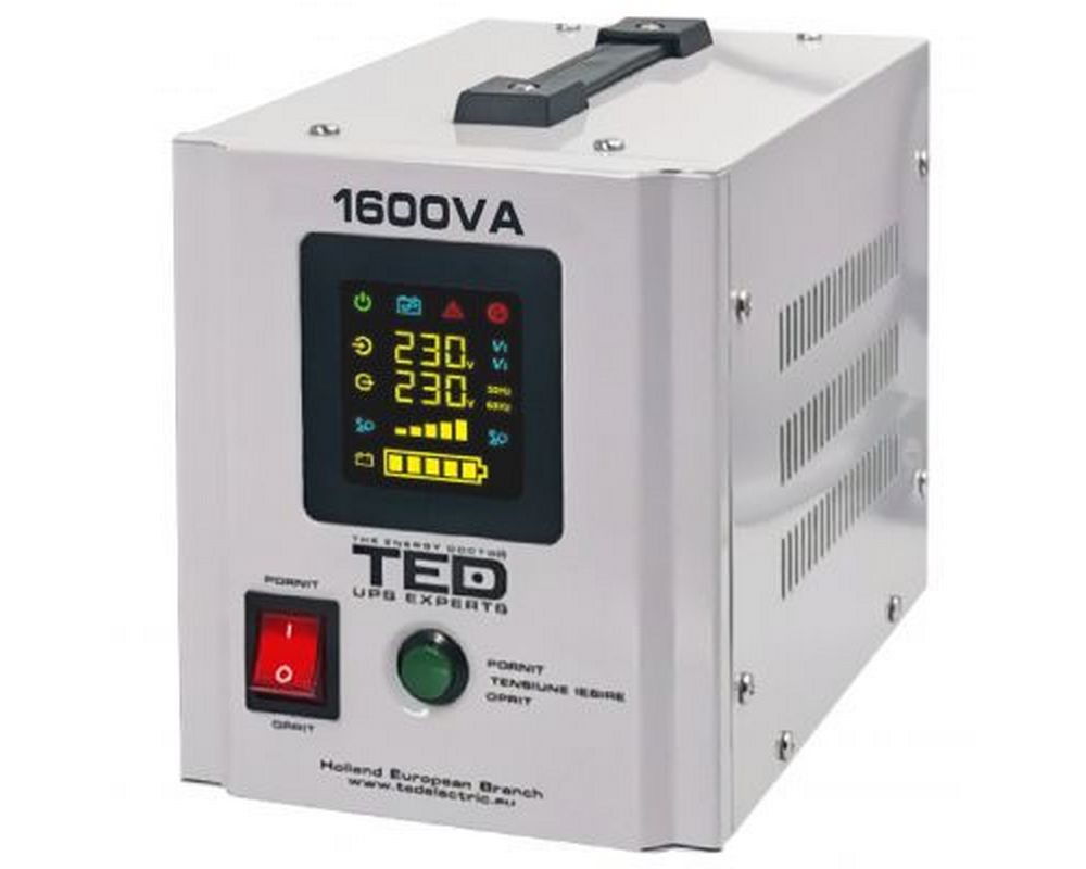 UPS TED 1600VA - Protecție Centrală Termică
