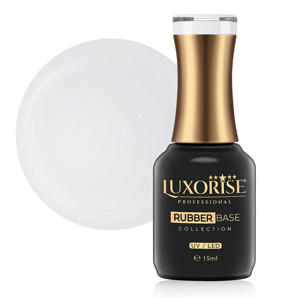 Rubber Base Luxorise Blissful White 15ml, Bază Flexibilă