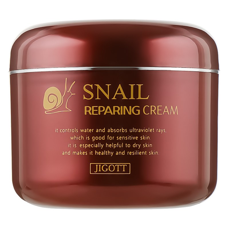 Crema Snail Reparing Jigott 100ml - Regenerare - imagine 1