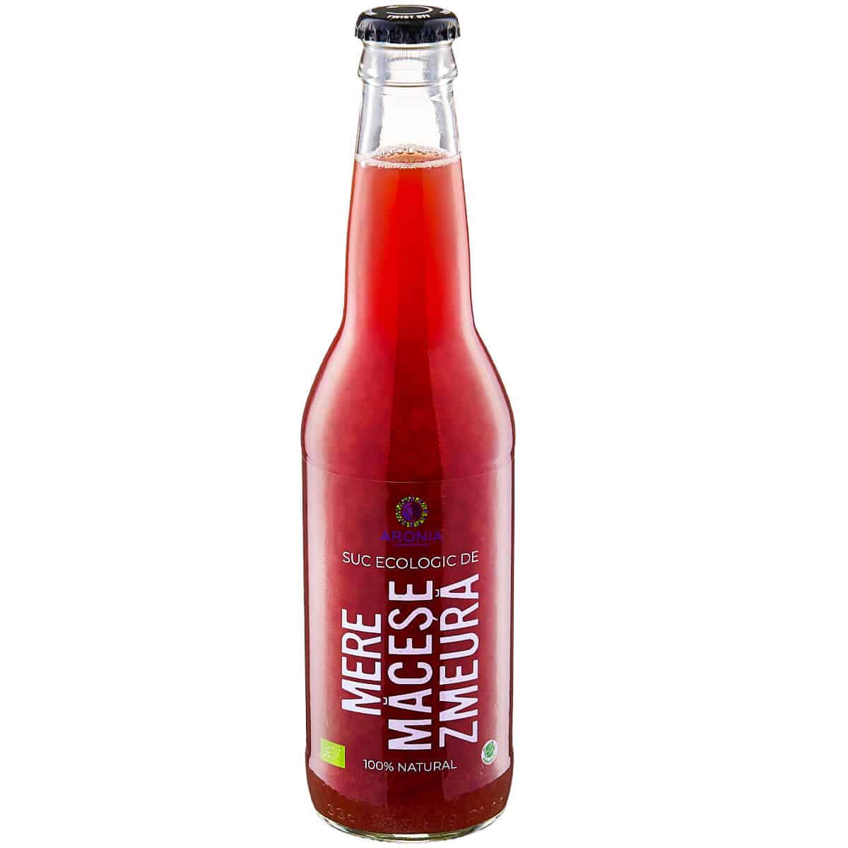 Suc Eco Măr, Zmeură, Măceșe 330ml Aronia