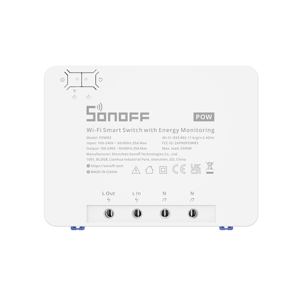 Releu Wi-Fi Sonoff Pow R3, 25A, Smart Home