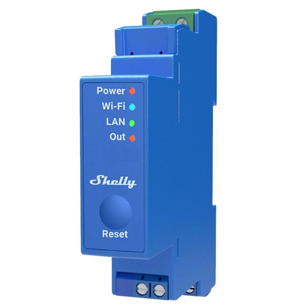 Releu Smart Shelly Pro 1, WiFi+LAN, Control Vocal