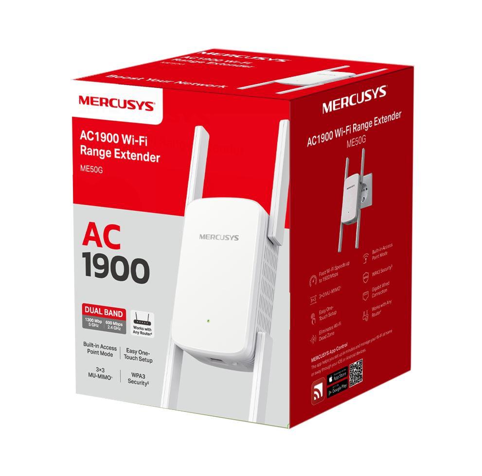 Range Extender Mercusys ME50G AC1900 Dual-Band - Semnal WiFi Puternic în Toată Casa - imagine 9