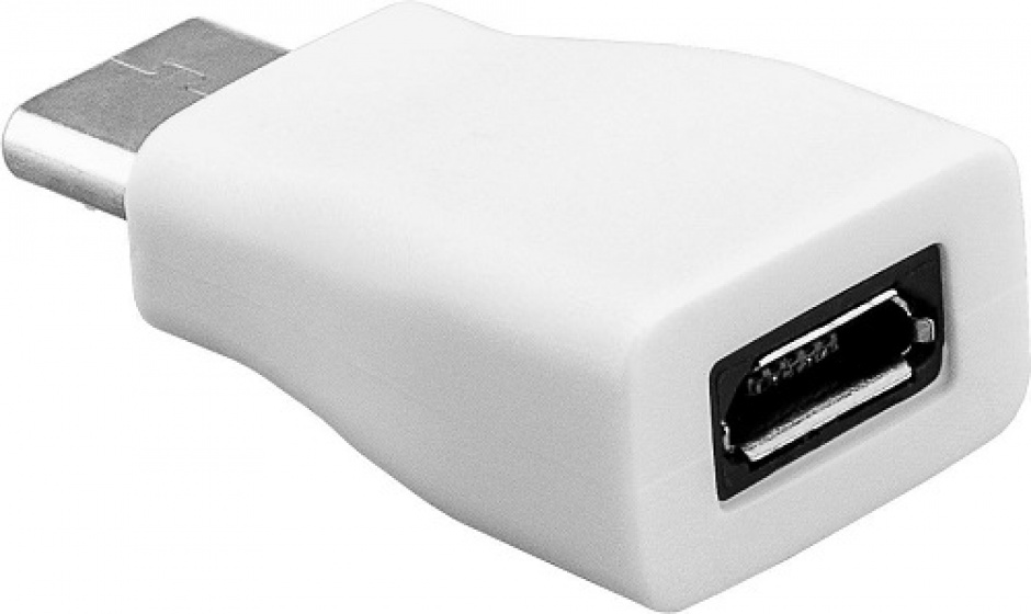 Adaptor USB-C la Micro USB Goobay Alb