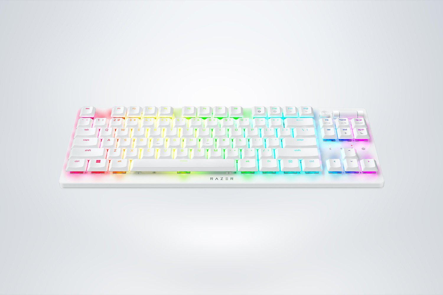 Tastatura Wireless Razer DeathStalker V2 Pro TKL White - imagine 4