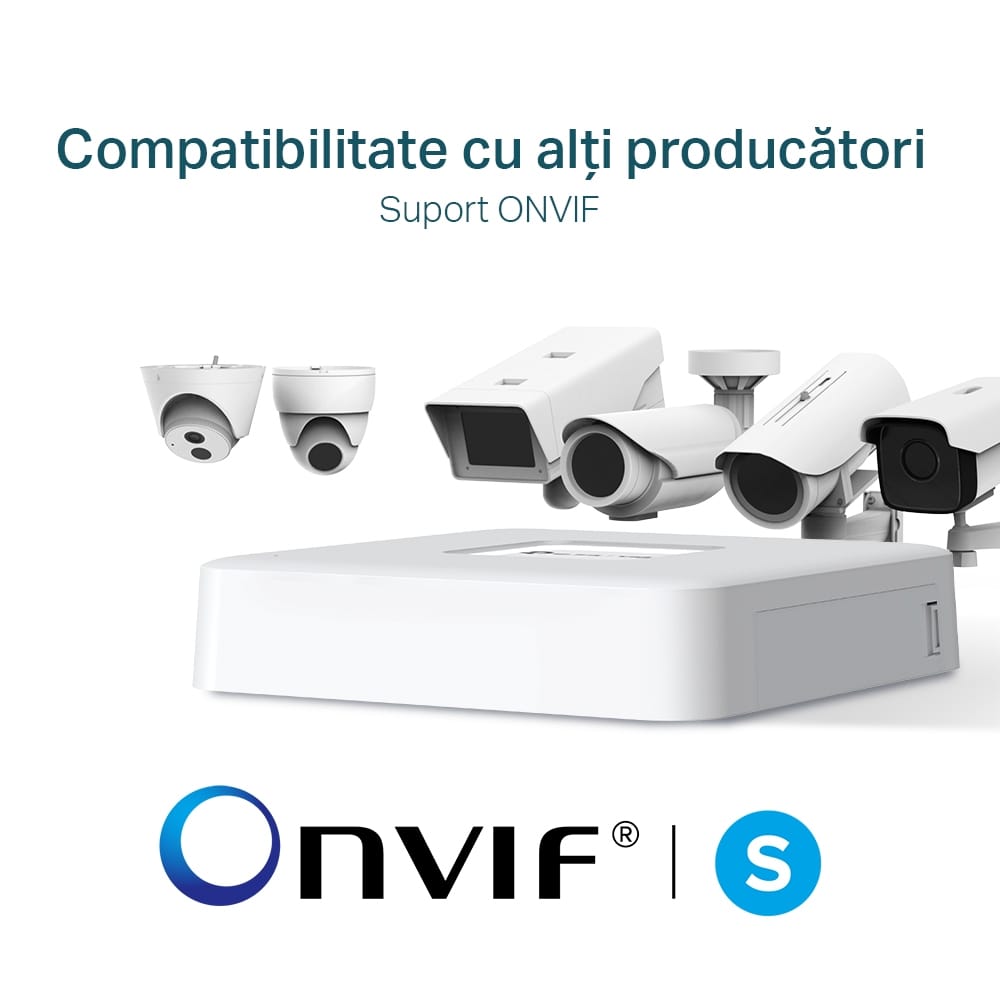 NVR TP-Link VIGI NVR1104H-4P, 4 Canale 4K, 4x PoE+ - imagine 7