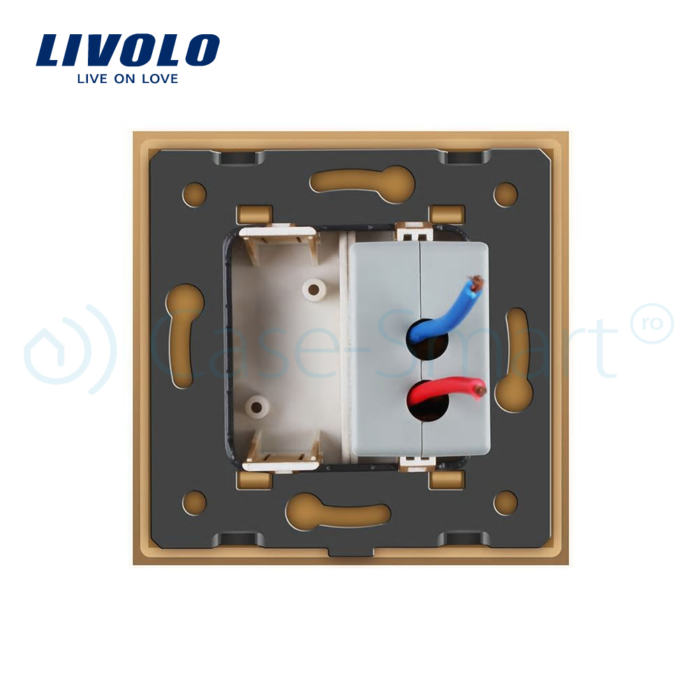 Priza USB Livolo cu Rama Sticlă - imagine 20