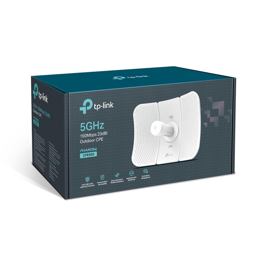 Access Point TP-LINK CPE605 Exterior 5GHz 23dBi 150Mbps - imagine 6