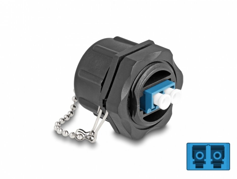 Adaptor LC Duplex IP68 Delock Impermeabil