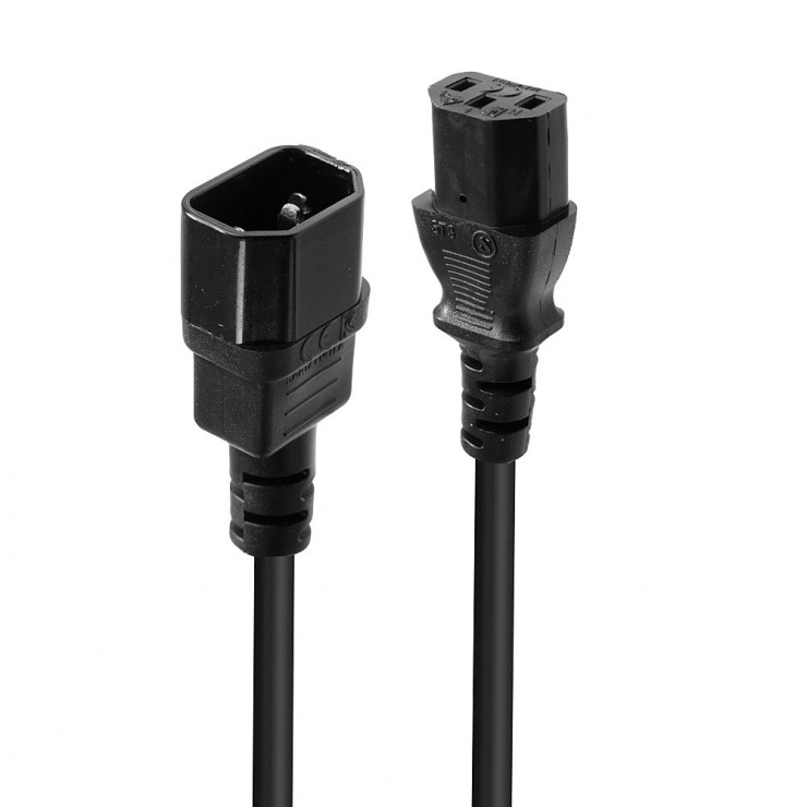 Cablu Alimentare Lindy C13-C14 1m Negru