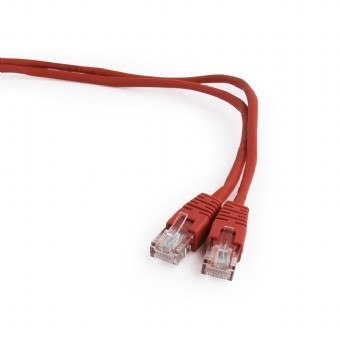 Cablu Patch UTP Gembird Cat5e 0.25m Rosu - Gigabit