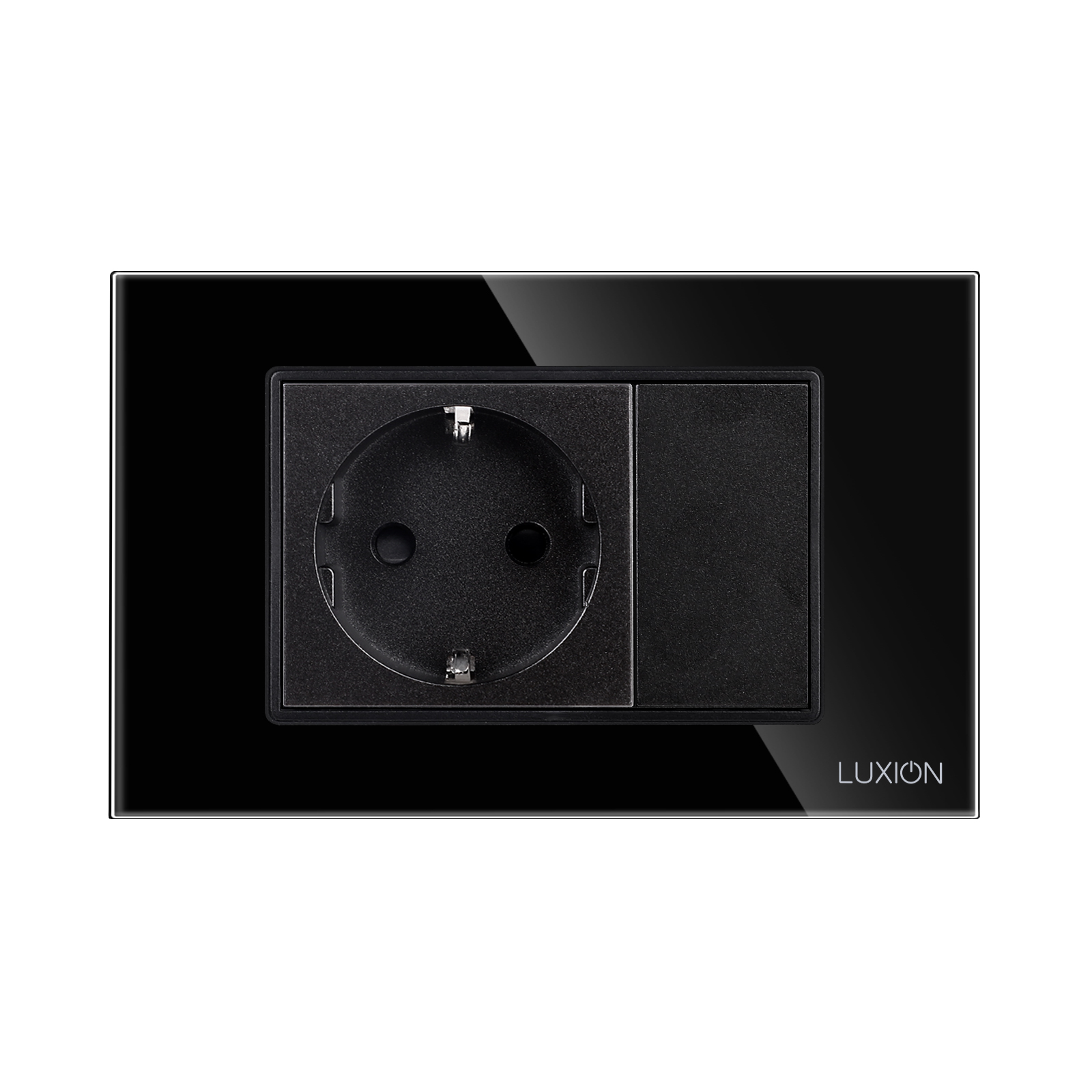 Priza Simplă și Tastă Falsă Sticlă Luxion - imagine 6