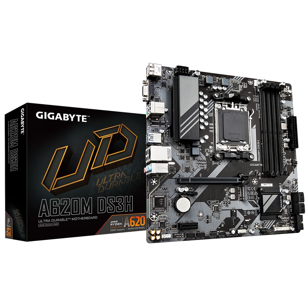 Placa de Baza Gigabyte A620M DS3H AM5 - Performanta DDR5 - imagine 3