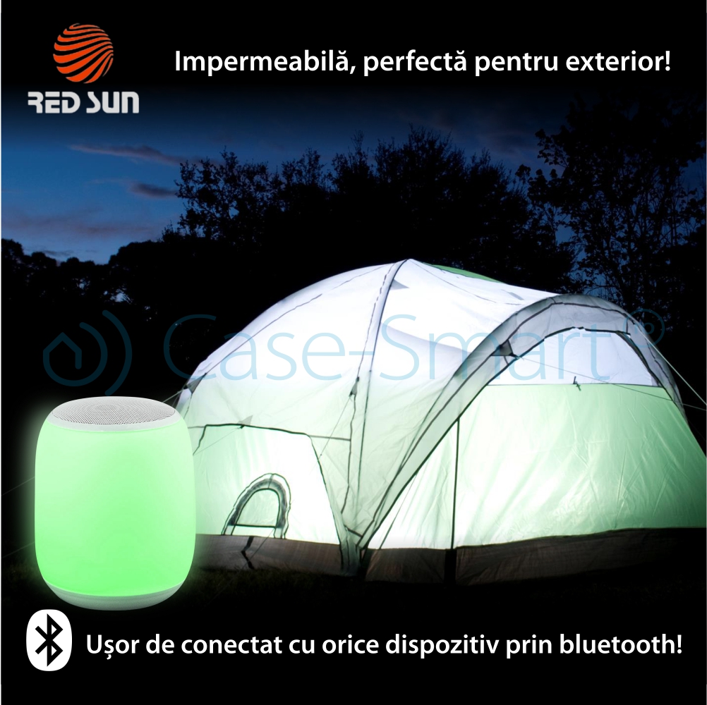 Boxă & Lampă Smart RedSun Portabilă Bluetooth - imagine 6