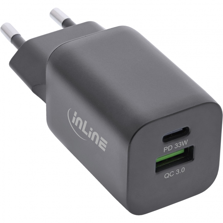 Incarcator InLine 33W USB-C PD QC3.0