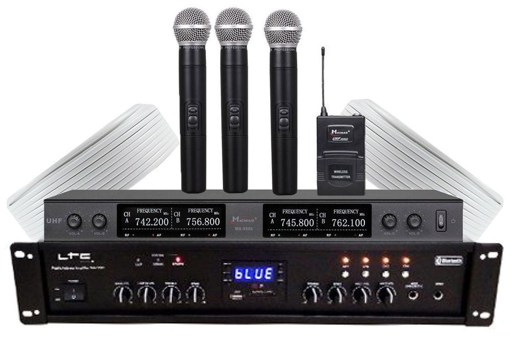 Kit Sonorizare Biserică Atu Tech 4 Microfoane