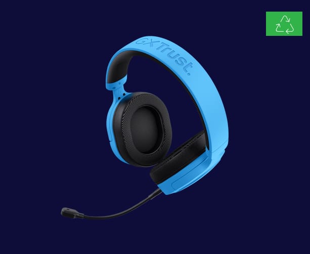 Căști Trust GXT 498B Forta PS5 Gaming Albastru | Audio Premium - imagine 3