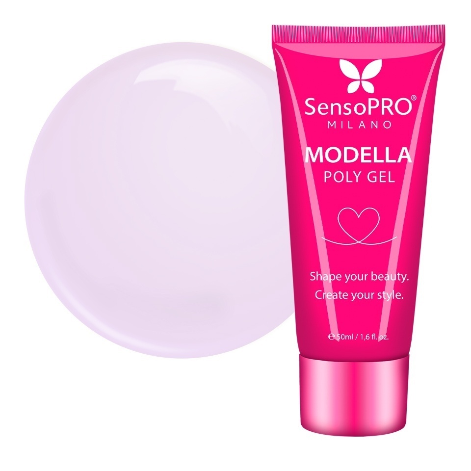 Polygel MODELLA SensoPRO Milano - Soft Orchid, 50ml