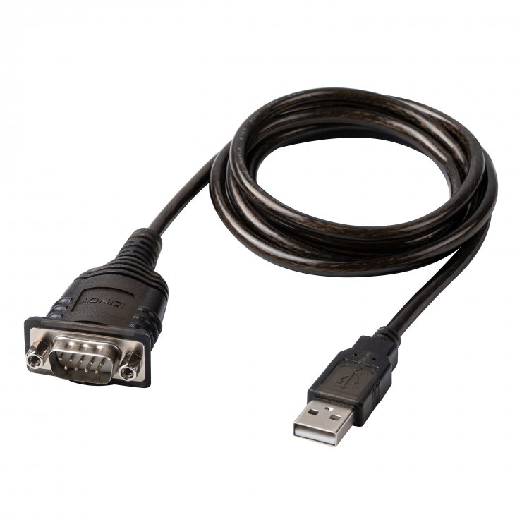 Adaptor USB-A la Serial RS232 cu COM Retention, Lindy