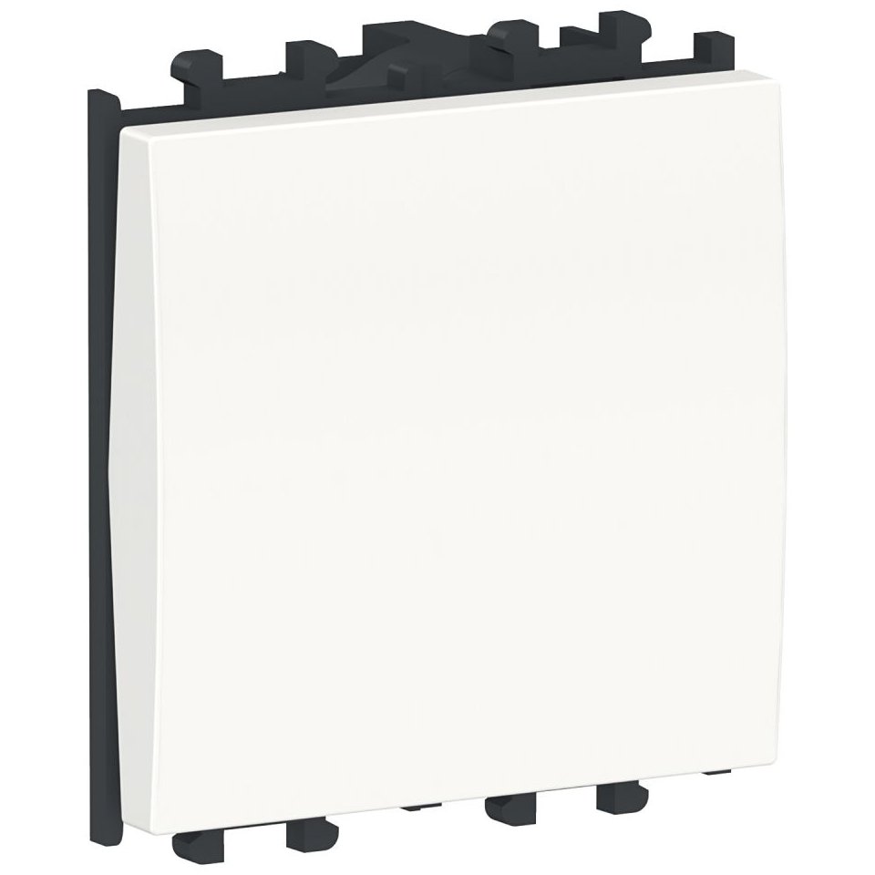 Întrerupator cu revenire Schneider Easy Styl, 2 module, Alb