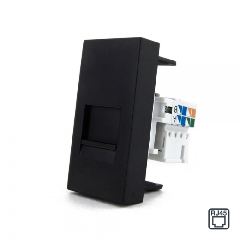 Priza Internet Livolo RJ45, 10GB/s, Montaj Sticla - imagine 2