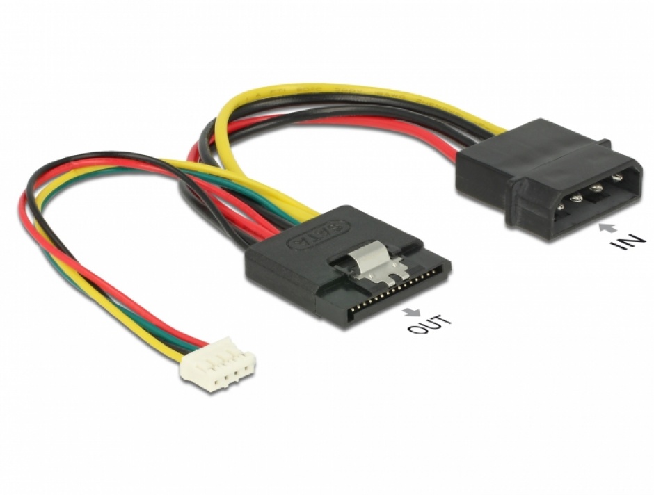 Cablu Delock SATA 15p la Molex 4p