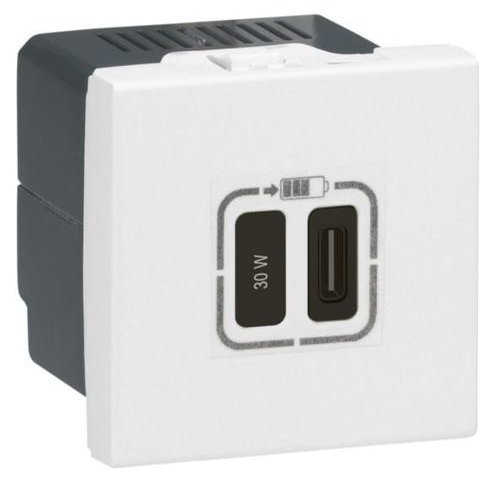 Încărcător USB-C 30W Legrand Mosaic