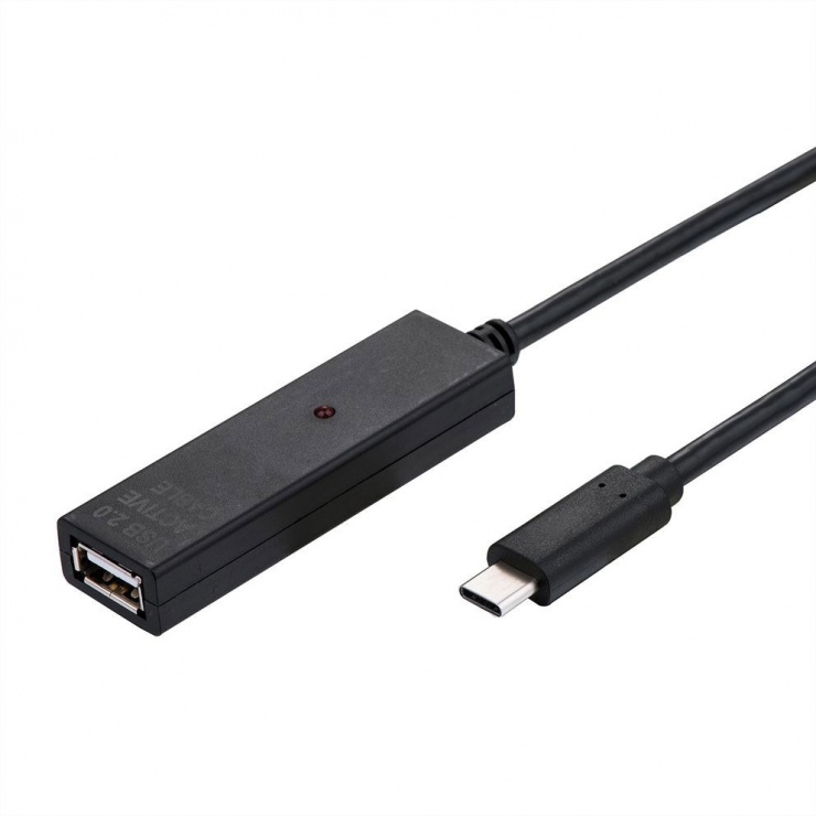 Cablu Activ USB-C la USB-A 20m Value