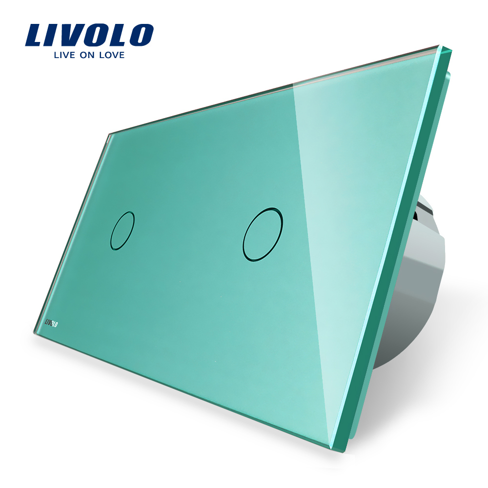 Intrerupator Touch Livolo Sticla, 2 Butoane - imagine 10