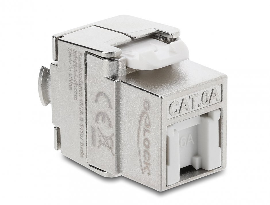 Keystone RJ45 LSA Cat.6A Delock Ecranat