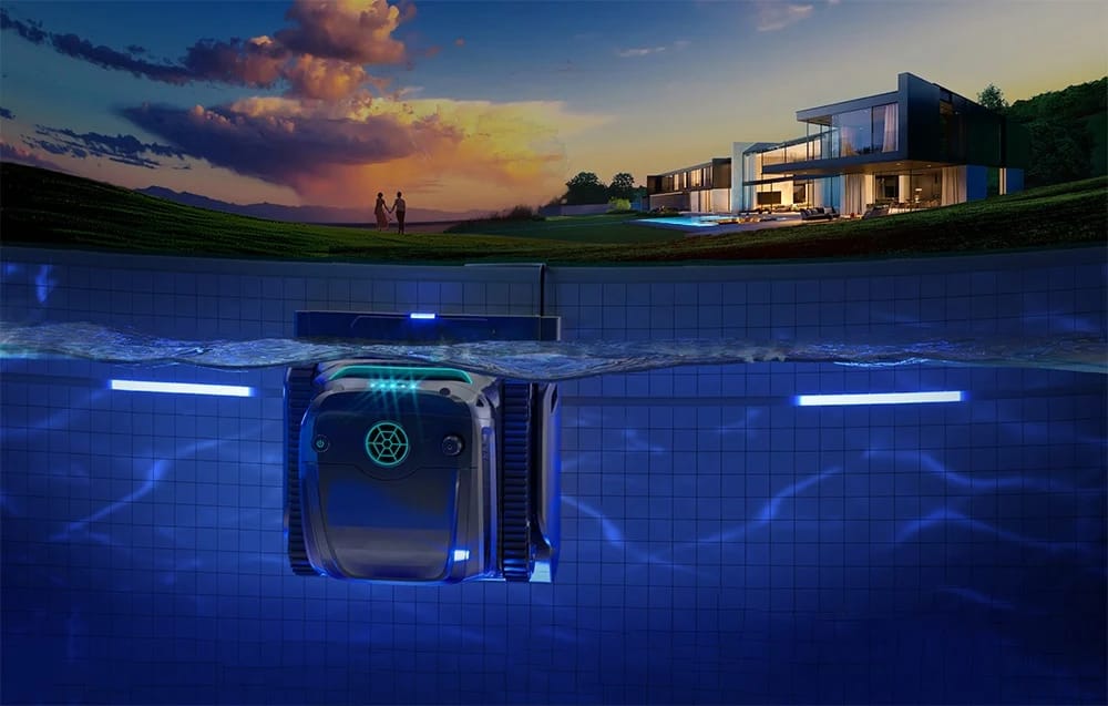 Robot curățat piscine Wybot S2 Pro fără fir, 90W, până la 300 m² - imagine 6