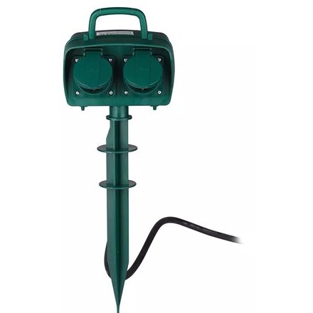 Prelungitor Exterior V-TAC cu Timer, IP44, 3M